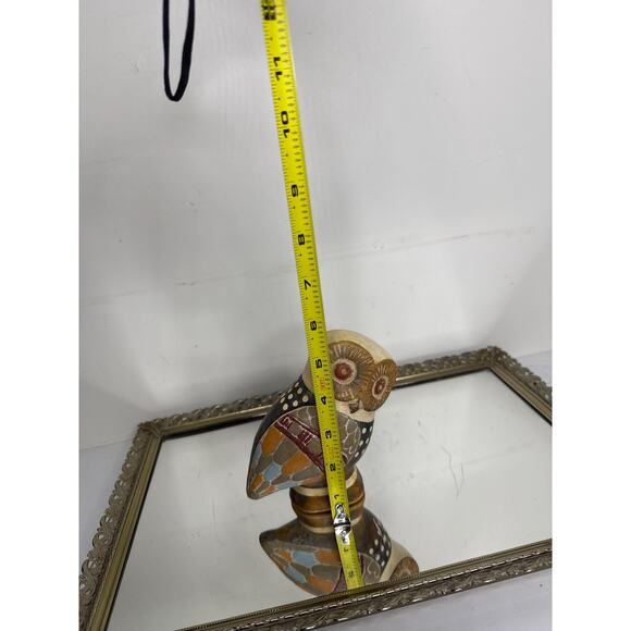 Authentic Handmade Greek Terracotta Owl, Owl of Athena Minerva - Symbol of Wisdo - Picture 7 of 8